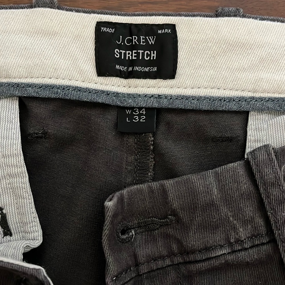 J. Crew Stretch 484 Slim Chino Pants Sz 34 - Picture 6 of 9